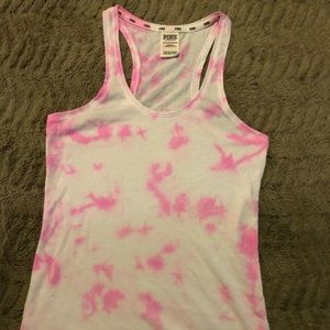 PINK VS tie dye tank💕